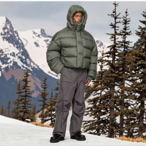 Veste matelassée pour homme tendance automne-hiver avec logo personnalisé OEM, respirante, fermeture éclair, légère, polyester/nylon - Product Image 3