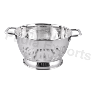 Passoire de cuisine en acier inoxydable durable avec poignées Caractéristique écologique - Product Image 1