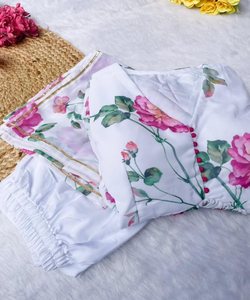 Las mujeres indias usan Banarasi seda Dupatta Diseñador gasa Impresión digital vestido de trabajo parte inferior con dupatta aprty desgaste ropa al por mayor precio - Product Image 6