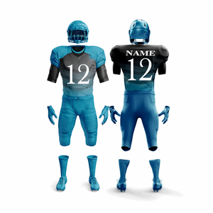 Nouvelle tendance, ensemble d'uniformes de football américain personnalisés, qualité d'entraînement d'équipe, 100% polyester, antibactérien, short, vente en gros, fabriqué au Pakistan - Product Image 5