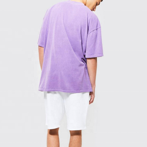 Camiseta de gran tamaño con lavado ácido 2024 para hombre, personalizado logotipo gráfico, diseño Vintage de talla grande, gráfico personalizable de algodón pesado - Product Image 2