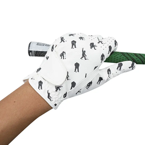 Gant de golf en cuir respirant de haute qualité pour la main gauche avec poignée antidérapante, style tendance pour golfeur - Product Image 6