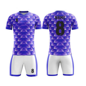 Francia, conjuntos de camisetas de fútbol en 100% poliéster sublimación impresa Top equipos de fútbol de moda uniformes para adultos y jóvenes - Product Image 2