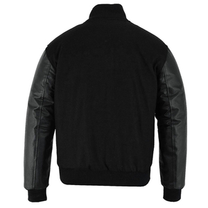Chaqueta Universitaria de Lona Recubierta de Lana/Poliéster Más Vendida, Diseño Personalizado Delgado de Primavera, Unisex - Product Image 2