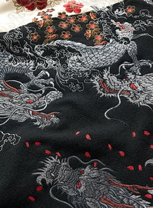 High Quality Custom <b>Canvas</b> Stand Collar Front Pocket Bomber <b>Jacket</b> with Chenille Embroidery for <b>Men</b> - Product Image 5