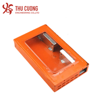 Piège à souris multi-prises pour fenêtre transparente Revêtement en poudre orange Contrôle efficacement les rongeurs L'état solide Attire les souris Appâts Poisons