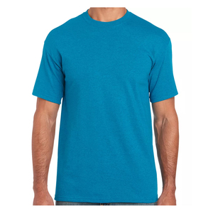 Pas cher prix personnalisé en gros blanc pour hommes avec logo personnalisé O cou t-shirt haute qualité conception personnalisée acceptée - Product Image 3