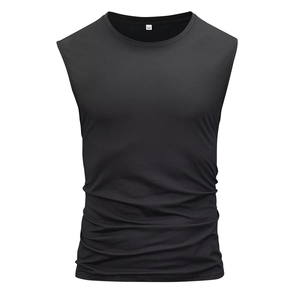 Débardeur Homme Respirant en Coton et Fibre de Bambou, Sans Manches, Style Urbain, 180g – Service OEM - Product Image 2