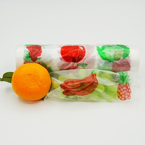 Bolsa de polietileno transparente plana de plástico HDPE/LDPE de alta calidad al por mayor de fábrica en rollo para paquete de verduras y frutas - Product Image 5
