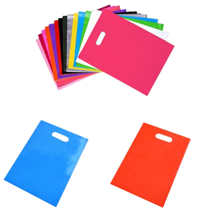 Sac non tissé à poignée découpée en D écologique pour le shopping et l'utilisation de cadeaux promotionnels Logo personnalisé et couleur du fournisseur du Vietnam - Product Image 1