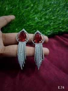 BOUCLES D'OREILLES DE STYLE CLASSIQUE DE DIAMANT AMÉRICAIN TRADITIONNEL ET À LA MODE PLAQUÉ-BOUCLES D'OREILLES DE CADEAUX D'ANNIVERSAIRE ET DE NOËL - Product Image 5