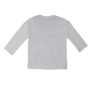Newborn Boys Full Sleeves T-Shirt - White - Product Image 2