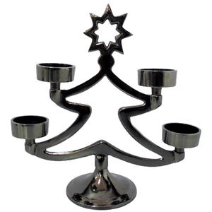 <b>Red</b> Powder Coating Aluminum <b>Candle</b> Stand for Home Tabletop Decorations for Christmas Other Holidays Other <b>Candle</b> Holders <b>Candle</b> - Product Image 4