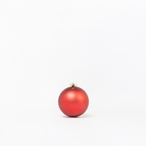 Adornos Navideños de Plástico Rojos para el Festival de Navidad, 2 Piezas, Bolas de 10 cm y Adornos para Árboles - Product Image 4