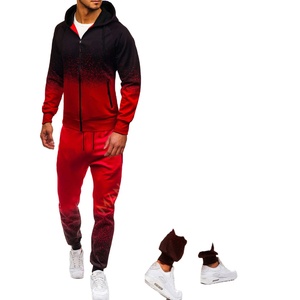 Conjunto Deportivo de Invierno al por Mayor, Sudadera y Pantalones de Chándal Unisex de Algodón y Felpa, Ropa Deportiva Transpirable de Moda Urbana, Ropa en Blanco para - Product Image 1