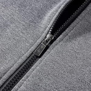 Sweat à capuche imprimé vintage pour hommes | Long Streetwear personnalisé pour la chasse | Sweat à capuche zippé avec motif de logo pour l'hiver - Product Image 4
