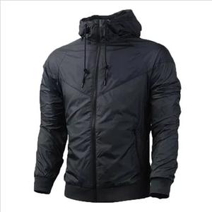 Winter New Men's Stand Collar Hooded Rain Coat Custom Design Outdoor Running Plus Size <b>Windbreaker</b> Jacket - Product Image 1