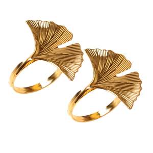 Nouvelle arrivée à la recherche d'un rond de serviette de forme personnalisée pour la décoration de table accessoires de vaisselle pièce maîtresse porte-serviettes finition dorée - Product Image 6