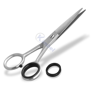 Ciseaux de coupe de cheveux de barbier en acier inoxydable à haute teneur en carbone au prix d'usine en gros 50 HRC - Product Image 3