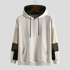 เสื้อมีฮู้ดแบบวินเทจสำหรับสตรีทแวร์พิมพ์ลาย DTG แบบสวมหัวตัวใหญ่ทั้งหมดทำขึ้นเองได้พื้นฐานผ้าฝ้ายผสม - Product Image 1