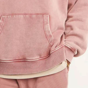 Meilleur Prix Hommes Hiver Acide Lavage Polaire À Capuche Confortable Respirant Sérigraphie Bas quantité minimale de commande Vente En Ligne - Product Image 4