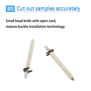 Lame de traceur à tête large et allongée avec anneau de blocage, longueur de coupe 24,5 mm, pour traceurs oscillants AOKE IECHO JWEI RUIZHOU EMMA, diamètre 2 mm - Product Image 3