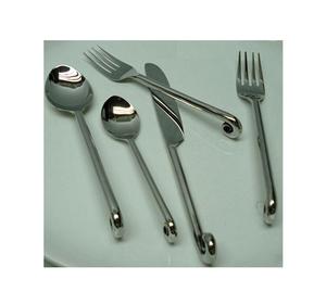 Couverts en métal de qualité supérieure ensemble de couverts vaisselle argent acier inoxydable cadeau de mariage argent personnaliser couverts en métal argenté - Product Image 3