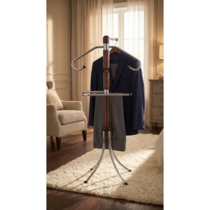 Oferta Especial: Perchero Clásico de Madera y Metal para Trajes, Ideal para Oficina, Venta al por Mayor y Exportación - Product Image 2