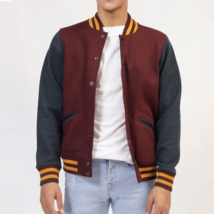 Elegante chaqueta universitaria de cuero para hombre, chaqueta de invierno personalizada de alta calidad para motocicleta con diseño de patrón de letras - Product Image 2