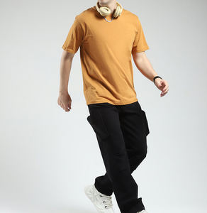 กางเกงคาร์โก้ผู้ชายกางเกงลำลองทรงตรงลายทางแนวสตรีทแวร์กางเกงแฟชั่นมีกระเป๋าหลายกระเป๋าใส่สบายกางเกงผู้ชายซักได้ - Product Image 6