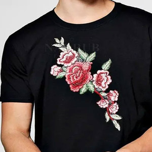 T-shirt de broderie de conception de logo personnalisé professionnel nouveauté T-shirt de broderie à séchage rapide - Product Image 5