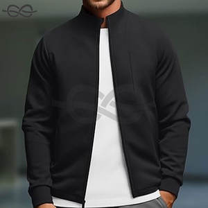 Chaqueta deportiva XL para hombre, y cremallera completa Sudadera con capucha, cuello simulado, bolsillos con cremallera, ropa deportiva ligera para correr, gimnasio, informal - Product Image 5