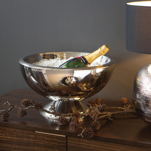 Sortie d'usine grand seau à glace en acier inoxydable fête refroidissement champagne bière vin seau à glace à l'intérieur du seau à glaçons en métal - Product Image 2