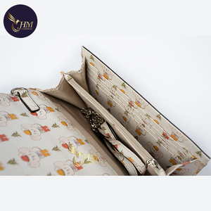 Hien Minh-billeteras con estampado para mujer, Cartera de cuero a la moda, nuevo diseño, superventas, 2022 - Product Image 5