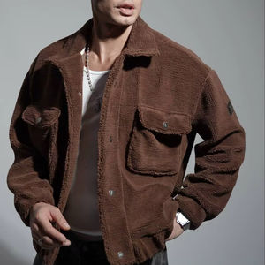 Chaqueta de cuello redondo de algodón transpirable con botones de camuflaje Formal Unisex impermeable a prueba de viento primavera - Product Image 1