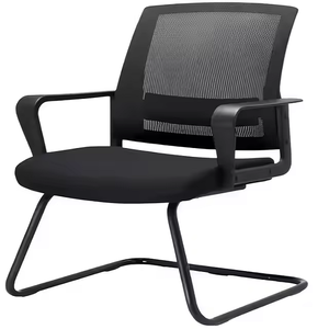 Silla de oficina de malla moderna sin ruedas para conferencias, sala de espera, silla para invitados, muebles de oficina, silla para reuniones - Product Image 4