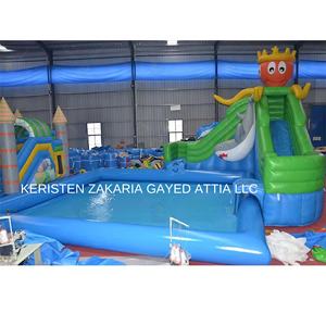Mico Brand Octopus-Themed Commercial <b>Inflatable</b> Water Slide and Bouncy Castle Combo — Heavy Duty PVC Jumping Castle with Pool fo - Product Image 2