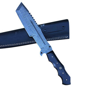 Stainless Steel High Quality Customizable OEM Outdoor Fixed <b>Blade</b> Hunting Bowie <b>Knife</b> Camping Tactical Use Serrated Edge Clip - Product Image 1