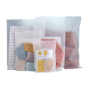 OEM Vietnam Factory Supply Wholesale Zipper <b>Lock</b> <b>Bag</b> Heat Seal Ziplock <b>Bags</b> Garment Textile Packaging Custom Certified GRS40 RCS - Product Image 4