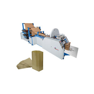 Máquinas automáticas para hacer bolsas de papel V Máquina para hacer bolsas de papel inferior con impresión en línea - Product Image 1