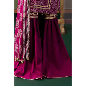 Ensemble de 3 pièces pour femme en tissu lawn brodé Gota avec dupatta imprimée CL-62041 - Product Image 5