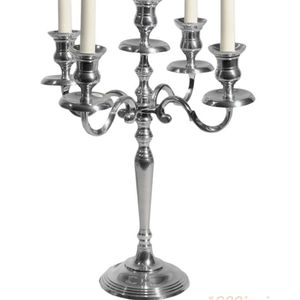 Prix chaud gamme mariage bougie décoration pièce maîtresse candélabre en métal à la main finition de luxe décor de mariage - Product Image 1