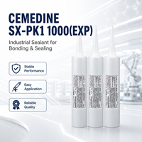 Colle polyuréthane monocomposant sans apprêt SX-PPK1000(EXP) 333ml, adhésif auto-durcissant à l'humidité pour usage industriel et construction CE MEDINE