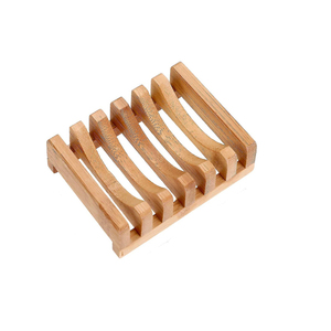 กล่องสบู่ไม้ธรรมชาติเป็นมิตรกับสิ่งแวดล้อมถาดกล่องใส่จานแบบเรียบง่ายสำหรับอุปกรณ์ในห้องน้ำที่วางสบู่ทำจากไม้ - Product Image 2