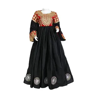 2023 kalite Banjara kabile etnik vintage kutchi elbise afgan/Pakistan Kutchi parti geleneksel çok renkli elbise Kutchi elbise