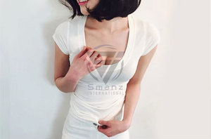 Summer Casual Short Sleeve Cotton <b>T</b>-<b>Shirt</b> for Women Custom High Quality Sparkling <b>Sequin</b> Solid Pattern Plus Size - Product Image 5