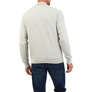 Sudaderas con cuello de tortuga para hombre con puño acanalado frontal 1/4 cremallera último diseño para impresión digital de invierno precio razonable - Product Image 3