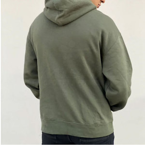 Nouveau design 100% coton hommes hiver solide à capuche surdimensionné sweats à capuche de haute qualité sur mesure - Product Image 3