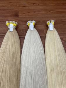 Vente en gros cheveux vietnamiens de haute qualité couleur blonde cheveux salon de coiffure couleur européenne brillant doux cheveux lisses - Product Image 2