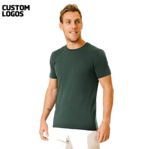 Camiseta transpirable de algodón 100% de manga corta en blanco de verano para hombre - Product Image 2